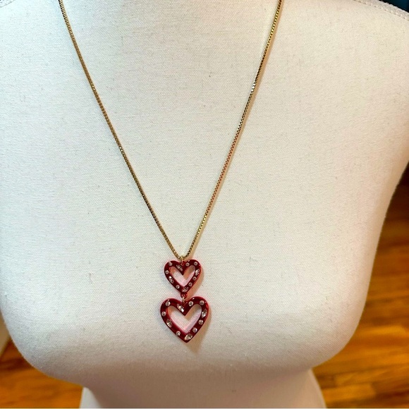 Karl Lagerfeld Paris Heart Pendant Necklace NWT - Picture 4 of 6